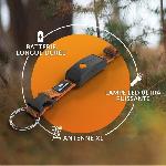 Chasse - Pistage - Reperage Collier GPS pour chien - WEENECT Chien XT - Antenne XL - Etanche - Collier Julius-K9 - Fonctionne avec abonnement - Orange