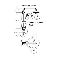 colonne-de-douche-barre-de-douche