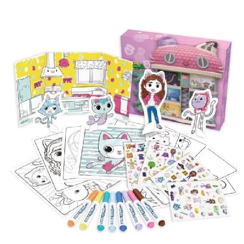 Jeu De Coloriage - Dessin - Pochoir Coloriage - CRAYOLA - Color Wonder Activity Kit Gabby's Dollhouse - Coffret d'activités colorées! Des 3 ans