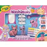 Jeu De Coloriage - Dessin - Pochoir Coloriage - CRAYOLA - Washimals Pastel Princess Pets - Animaux pastels a personnaliser! Des 3 ans