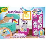 Jeu De Coloriage - Dessin - Pochoir Coloriage - CRAYOLA - Washimals Spray Boutique - Vaporise et colore tes animaux! Des 3 ans