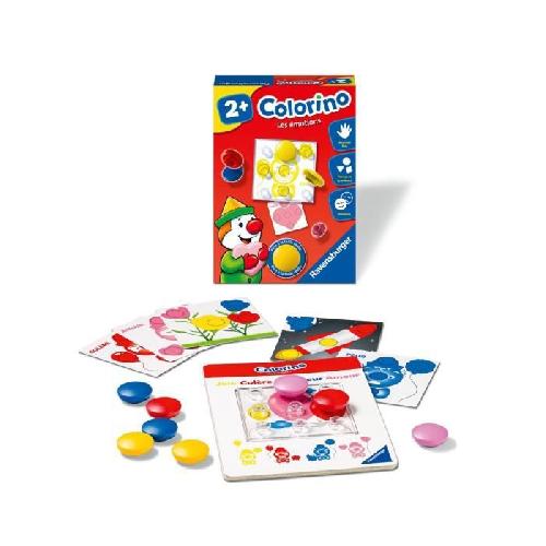 Jeu D'apprentissage Colorino Les émotions - Jeu éducatif - Apprentissage des couleurs - Activités créatives enfant - Ravensburger - Des 2 ans