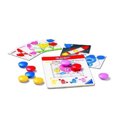 Jeu D'apprentissage Colorino Les émotions - Jeu éducatif - Apprentissage des couleurs - Activités créatives enfant - Ravensburger - Des 2 ans