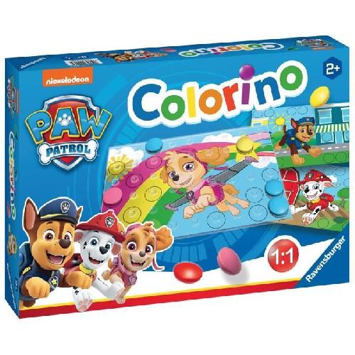 Jeu De Societe - Jeu De Plateau Colorino Pat' Patrouille. jeux éducatif. A partir de 2 ans. Ravensburger. Paw Patrol