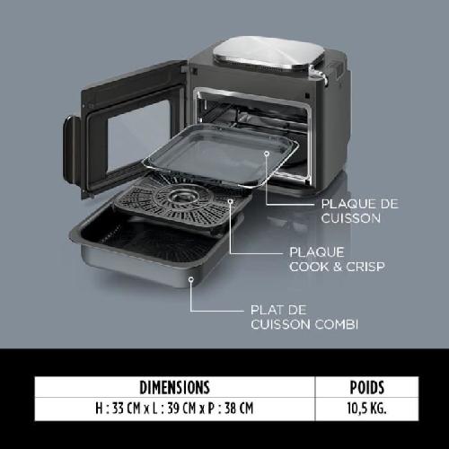 Multicuiseur Electrique Combi Multicuiseur. four et friteuse sans huile - NINJA - SFP700EU - 12-en-1 - 1780 W - Gris