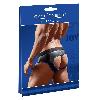 Combinaisons Jock Ouvert avec Zip - S Noirbleu