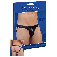 Combinaisons Jock Strap noir effet mouille - S