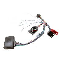 Commande au volant Universelle Interface Commande au volant AD8 compatible avec Audi ISO Ampli Centrale seule sans cable lead