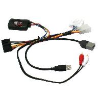 Commande au volant Universelle Interface Commande au volant CT10 compatible avec Citroen C1 14-21 Centrale seule