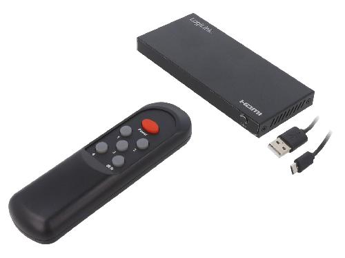 Cable - Connectique Pour Peripherique Commutateur HDCP 2.2.HDMI 2.0 HDMI femelle x4 noir