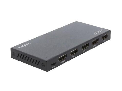 Cable - Connectique Pour Peripherique Commutateur HDCP 2.2.HDMI 2.0 HDMI femelle x4 noir