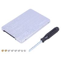 Composant - Piece Detachee Adaptateur M.2 pour SATA- M.2 SSD - Aluminium