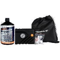 Compresseur Auto Standard Kit Anti Crevaison Compresseur et Bouteille Soupl 700ml Terra S - T56001
