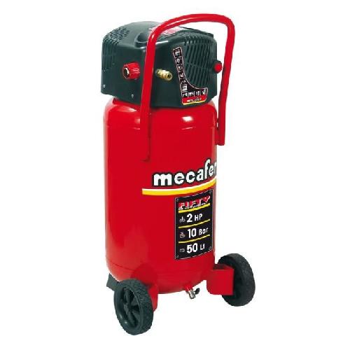 Compresseur Auto Compresseur d'air vertical MECAFER FIFTY - 50L - 1500W - 10 bars - 2 CV sans huile