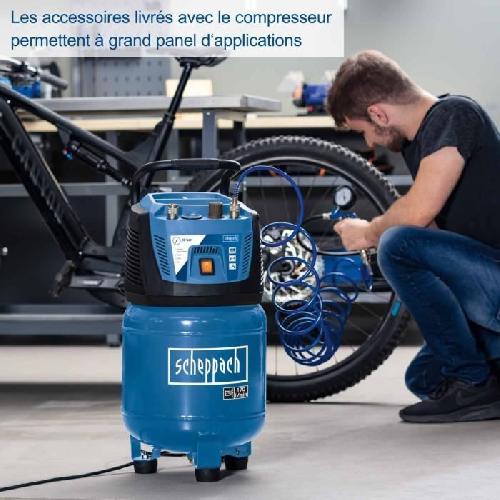 Compresseur Compresseur de 24 litres SCHEPPACH HC25V-A 1500 W