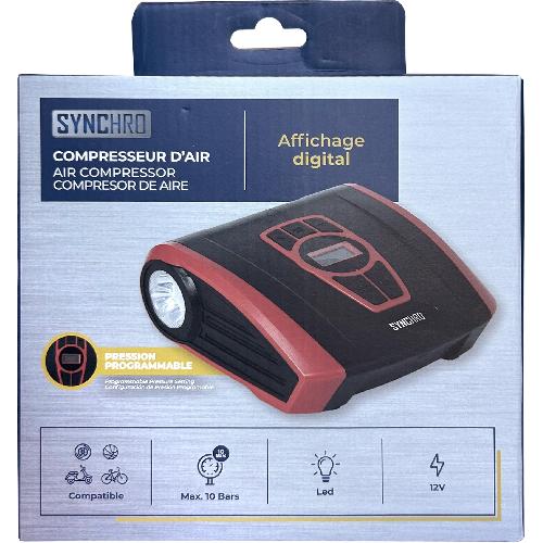 Compresseur Auto Compresseur digital pression programmable 12V