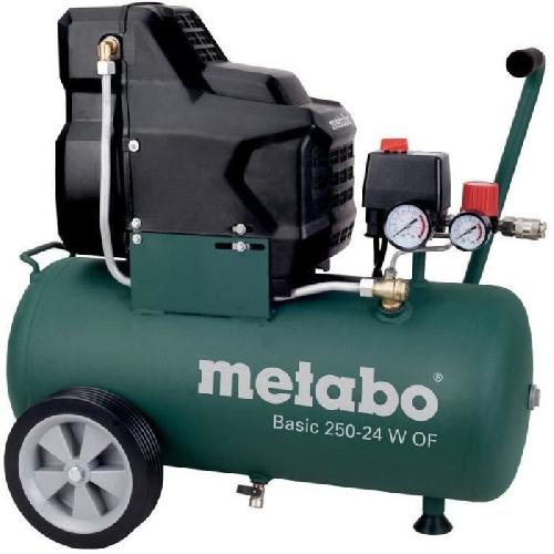 Compresseur Compresseur - METABO - Basic 250-24 W OF - Raccord rapide universel - Poignée caoutchoutée