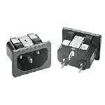 Connecteur alimentation AC IEC 60320 C14 E Femelle 10A 250VAC Connecteur alimentation AC IEC 60320 C14 E Femelle 10A 250VAC