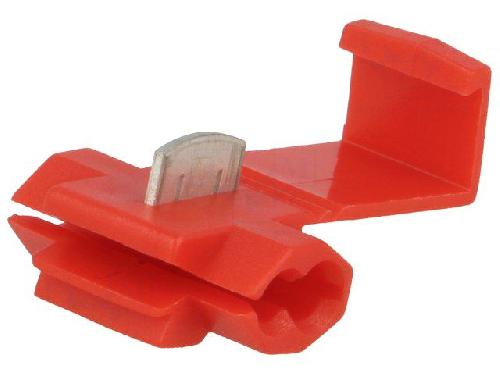 Cosses - Fils Connecteur Attache rapide IDC 0.25-1mm2 Couleur rouge x10