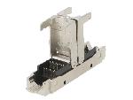 Accessoire Coffret De Communication - Connecteur Rj45 - Panneau De Brassage Connecteur de cable Cat 6A a assemblage sur site. type fin 22AWG-26AWG