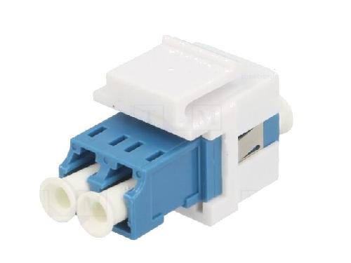 Cable - Connectique Pour Peripherique Connecteur en fibre optique femelle - Bleu
