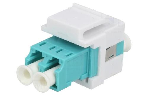 Cable - Connectique Pour Peripherique Connecteur en fibre optique femelle - Turquoise