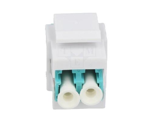 Cable - Connectique Pour Peripherique Connecteur en fibre optique femelle - Turquoise