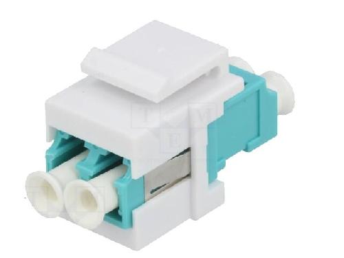 Cable - Connectique Pour Peripherique Connecteur en fibre optique femelle - Turquoise