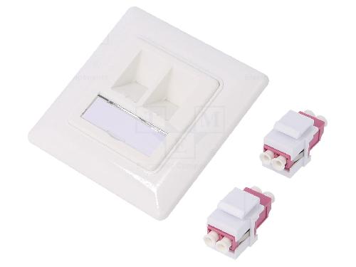 Cable - Connectique Pour Peripherique Connecteur en fibre optique femelle - Violet