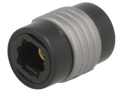 Cable - Connectique Pour Peripherique Connecteur en fibre optique femelles x2 - Noir