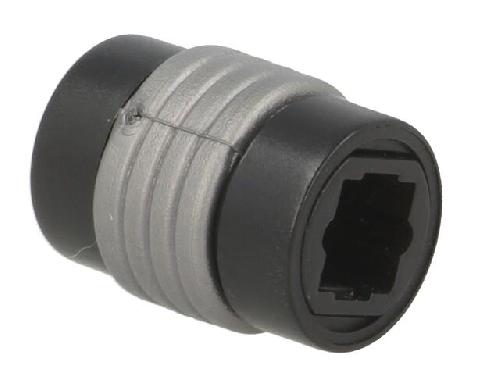 Cable - Connectique Pour Peripherique Connecteur en fibre optique femelles x2 - Noir
