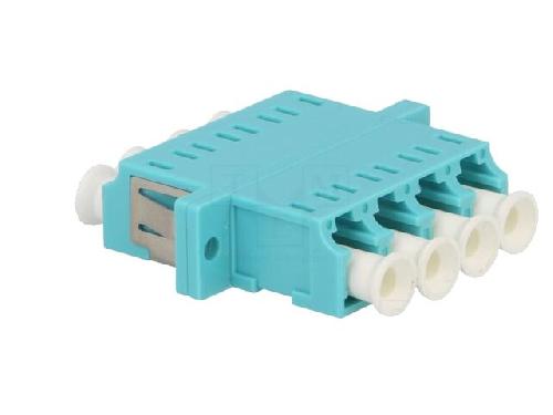 Cable - Connectique Pour Peripherique Connecteur en fibre optique quad multi mode - Turquoise