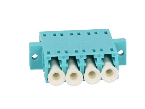 Cable - Connectique Pour Peripherique Connecteur en fibre optique quad multi mode - Turquoise