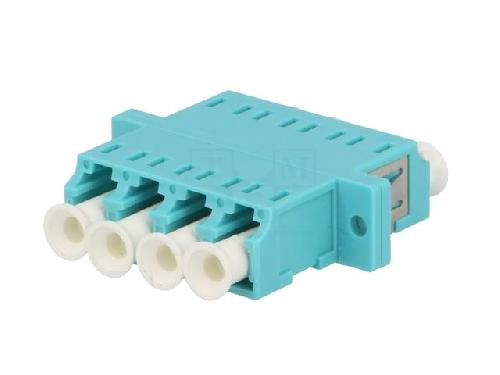 Cable - Connectique Pour Peripherique Connecteur en fibre optique quad multi mode - Turquoise