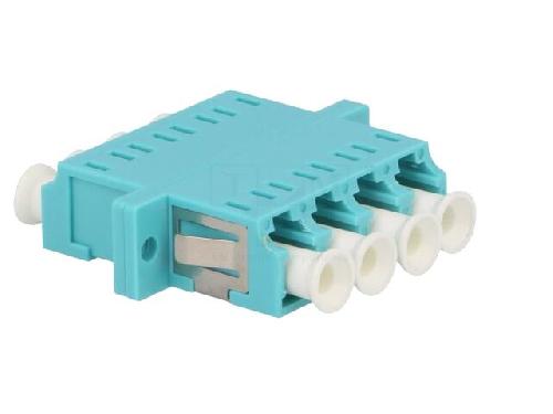 Cable - Connectique Pour Peripherique Connecteur en fibre optique quad multi mode - Turquoise