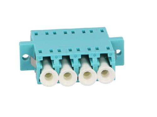 Cable - Connectique Pour Peripherique Connecteur en fibre optique quad multi mode - Turquoise
