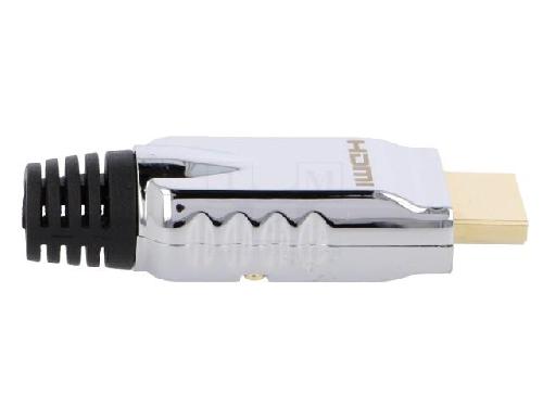 Cable - Connectique Pour Peripherique Connecteur HDMI male avec manchon - Logilink