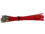 Fiche ISO Universelles Connecteur male Molex Mini Fit avec cable 10 cm rouge