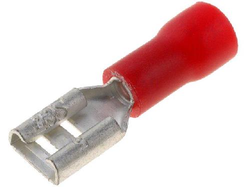 Cosses - Fils Connecteur plat 4.8mm 0.5mm femelle 0.5-1mm2 serrage sur fil x20