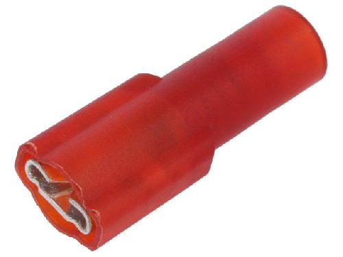 Cosses - Fils Connecteur plat 4.8mm 0.5mm femelle rouge