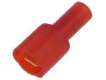 Cosses - Fils Connecteur plat 4.8mm 0.5mm male rouge