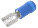 Cosses - Fils Connecteur plat 4.8mm 0.8mm femelle 1-2.5mm2 serrage sur fil bleu x10