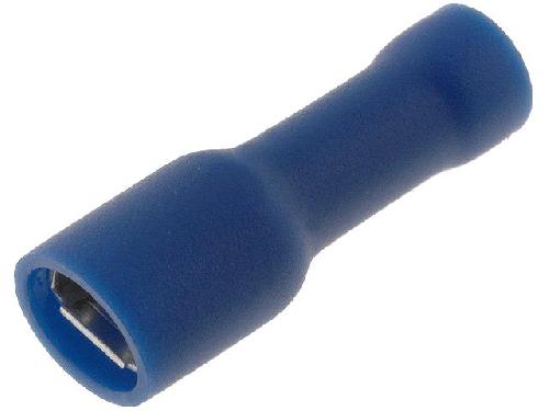 Cosses - Fils Connecteur plat 4.8mm 0.8mm femelle 1.5÷2.5mm2 serrage bleu x10