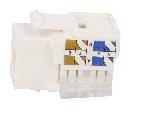 Cable - Connectique Pour Peripherique Connecteur RJ45 femelle Cat.5e - Blanc