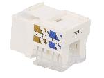 Cable - Connectique Pour Peripherique Connecteur RJ45 femelle Cat.5e - Blanc