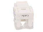 Cable - Connectique Pour Peripherique Connecteur RJ45 femelle Cat.5e - Blanc