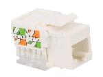 Cable - Connectique Pour Peripherique Connecteur RJ45 femelle Cat.5e - Blanc