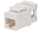 Cable - Connectique Pour Peripherique Connecteur RJ45 femelle Cat.5e - Blanc