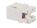 Cable - Connectique Pour Peripherique Connecteur RJ45 femelle Cat.5e - Blanc