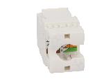 Cable - Connectique Pour Peripherique Connecteur RJ45 femelle Cat.5e - Blanc